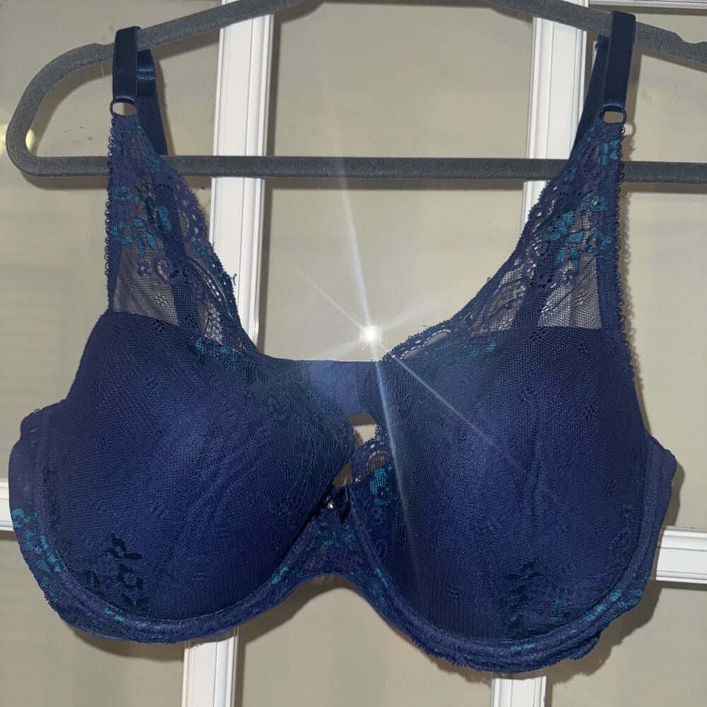 Smart & Sexy 40D Bra Style #SA749 Blue Lace